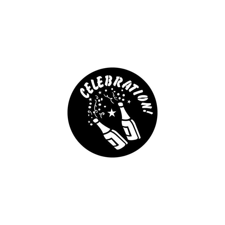 Rosco - 76533 - Standard Steel Gobo - Célébrations | Z-Bombilla