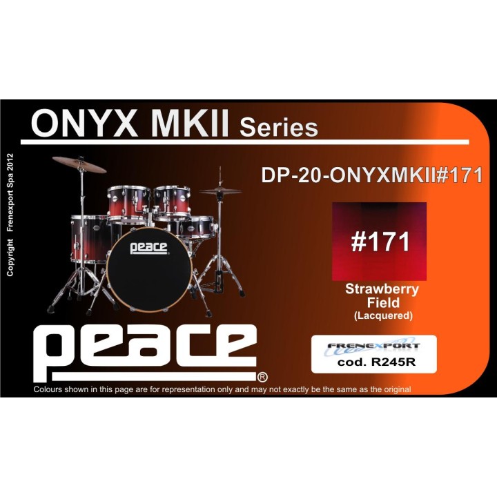 Peace - BATTERIA PEACE ONYX II DP-20ONYX - Acoustic Drum Set | Z-Bombilla
