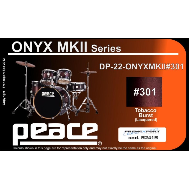 Peace - BATTERIA PEACE ONYX II DP-22ONYX - Acoustic Drum Set | Z-Bombilla