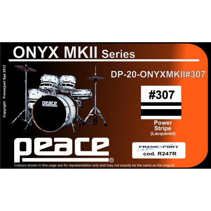 Peace - BATTERIA PEACE ONYX II DP-20ONYX - Acoustic Drum Set | Z-Bombilla