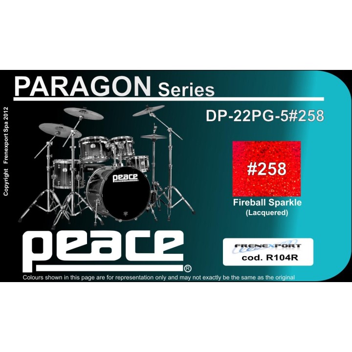 Peace - BATTERIA PEACE DP-22PG-5 #258 FI - Acoustic Drum Set | Z-Bombilla
