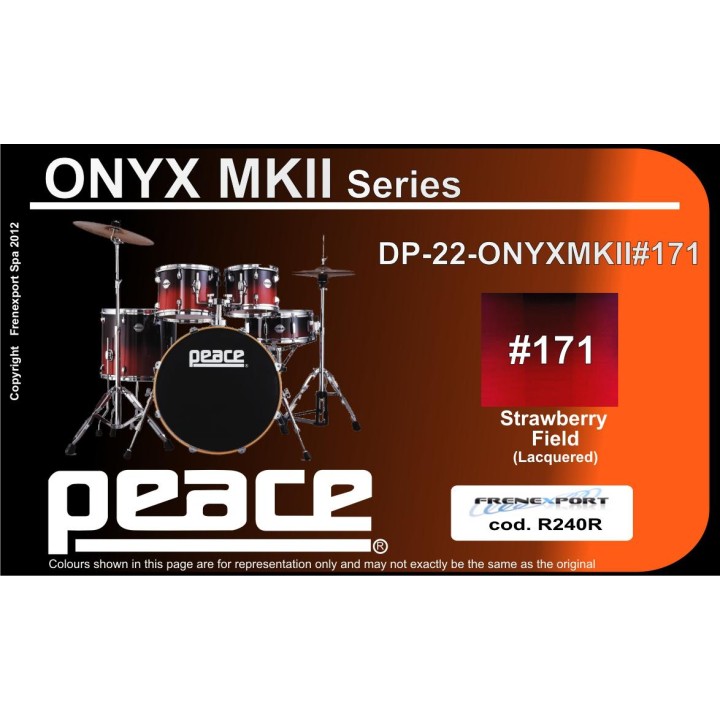 Peace - BATTERIA PEACE ONYX II DP-22ONYX - Acoustic Drum Set | Z-Bombilla