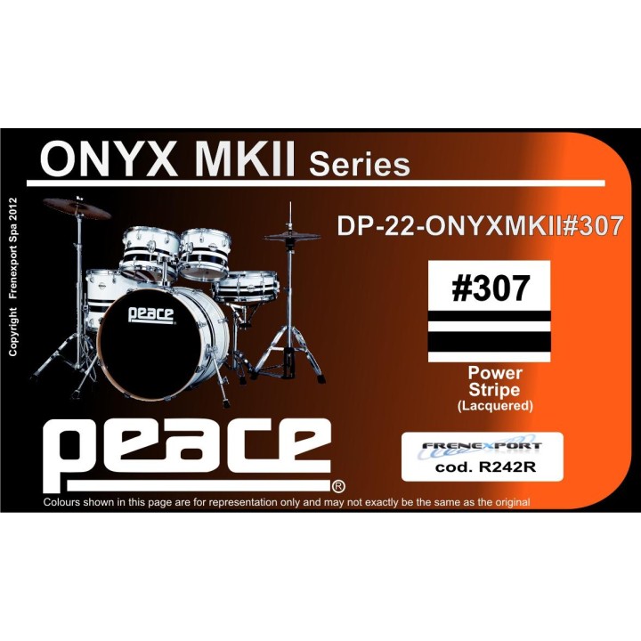 Peace - BATTERIA PEACE ONYX II DP-22ONYX - Acoustic Drum Set | Z-Bombilla
