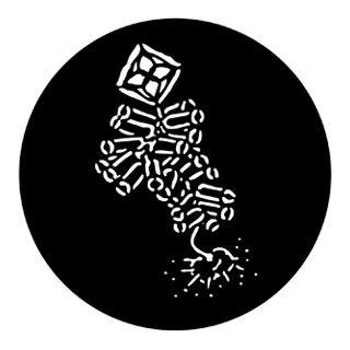 Rosco - 77651 - Aço Padrão Gobo - Celebrações | Z-Bombilla