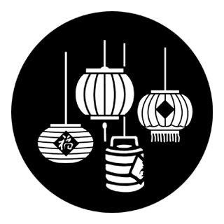 Rosco - 77653 - Standard Steel Gobo - Célébrations | Z-Bombilla