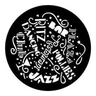 Rosco - 77769 - Standard Steel Gobo - Célébrations | Z-Bombilla