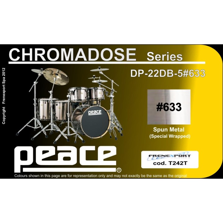 Peace - BATTERIA PEACE DP-22DB-5 #633 SP - Bateria Acústica | Z-Bombilla
