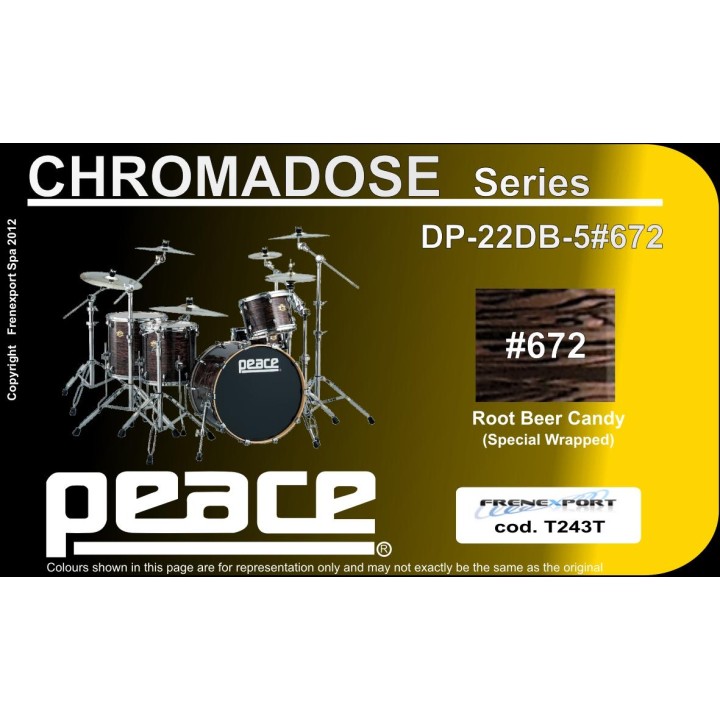 Peace - BATTERIA PEACE DP-22DB-5 #672 RO - Bateria Acústica | Z-Bombilla