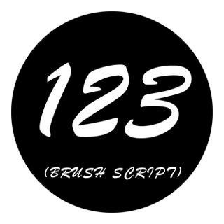 Rosco - 78262 - Aço Padrão Gobo - Texto | Z-Bombilla