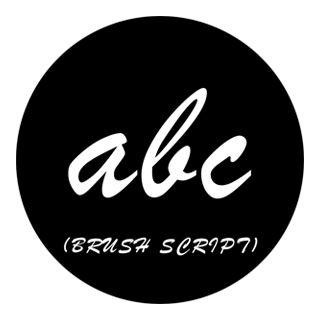 Rosco - 78263 - Aço Padrão Gobo - Texto | Z-Bombilla