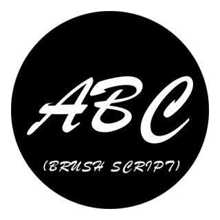 Rosco - 78264 - Aço Padrão Gobo - Texto | Z-Bombilla