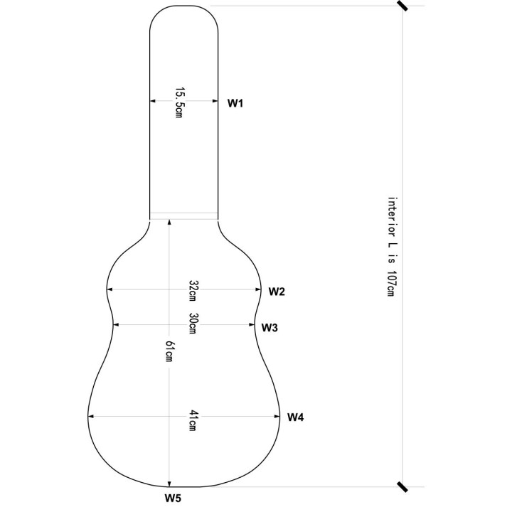 Sound Sation - ASTUCCIO SOUNDSATION SNOWFLAKE D - Estoig per a Guitarra clàssica | Z-Bombilla