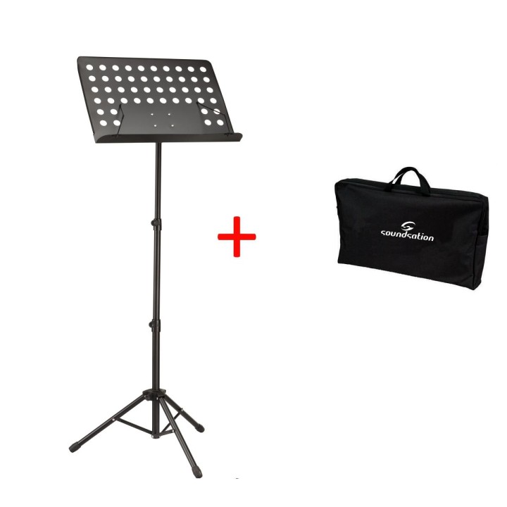 Sound Sation - BUNDLE LEGGIO TAVOLA FORATA SOUN - Stand with Desk | Z-Bombilla