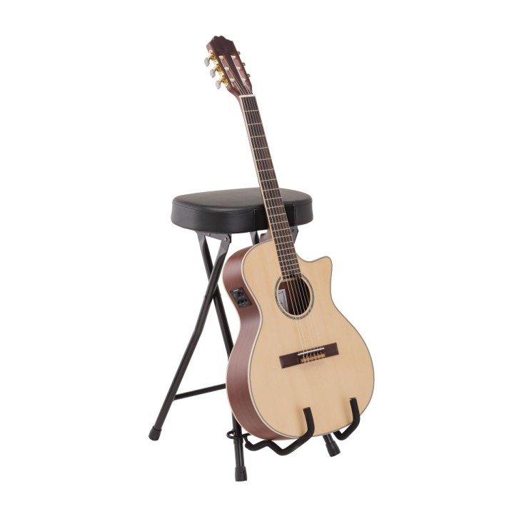 Sound Sation - SGABELLO PER CHITARRISTA CON SUP - Chitarra e Basso Supporti | Z-Bombilla