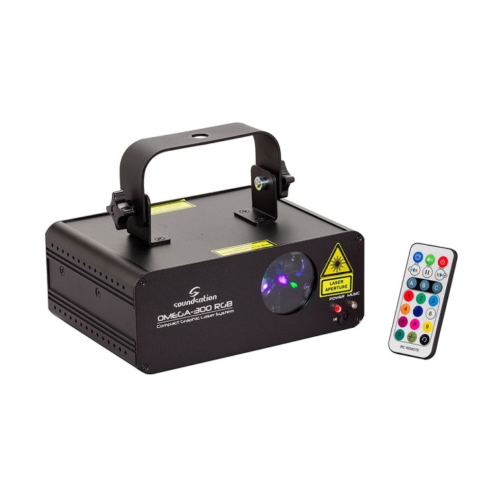 Sound Sation - LASER GRAFICO SOUNDSATION OMEGA- - Láser RGB | Z-Bombilla