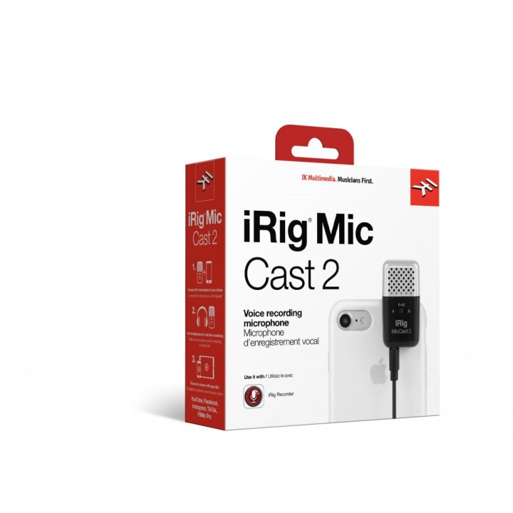 Ikmultimedia - IRIG MIC CAST2 - Microphone portable | Z-Bombilla