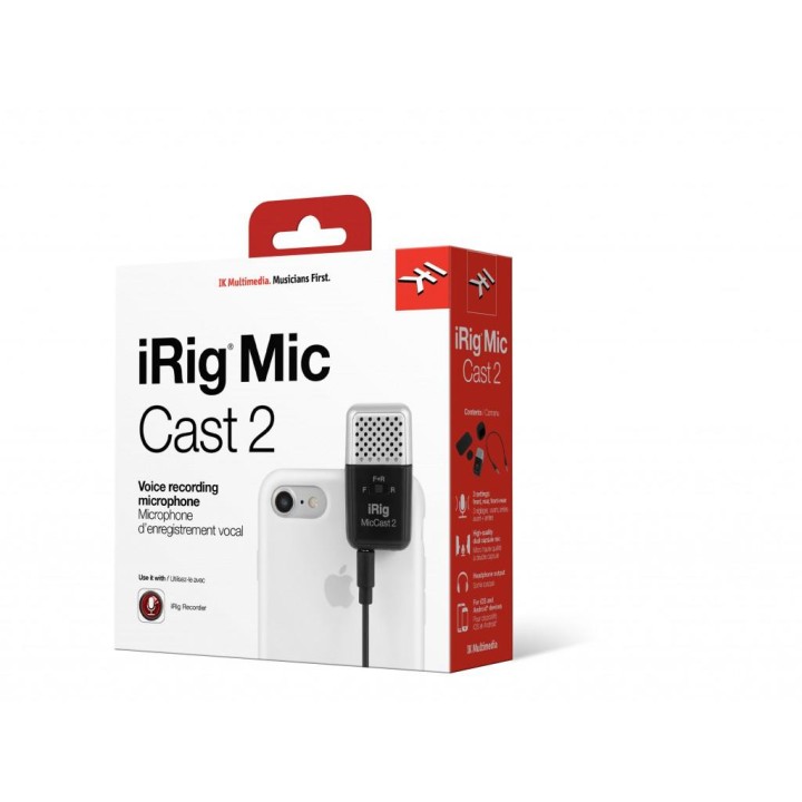 Ikmultimedia - IRIG MIC CAST2 - Microphone portable | Z-Bombilla