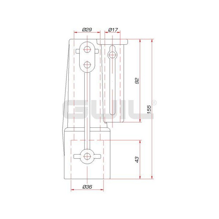 Guil - ADT-26 - Tripé Manual de Elevação | Z-Bombilla