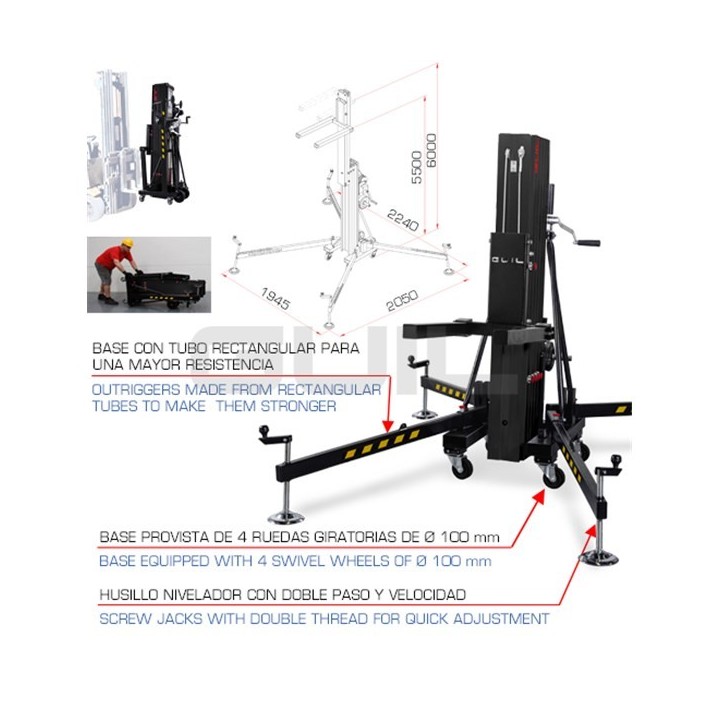 Guil - ULK 600/N - Winch Stand | Z-Bombilla