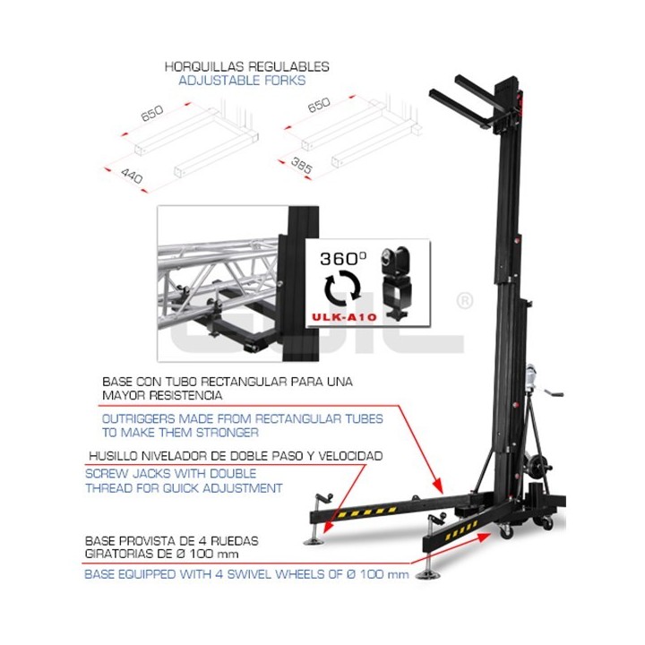 Guil - ULK 800/N - Winch Stand | Z-Bombilla