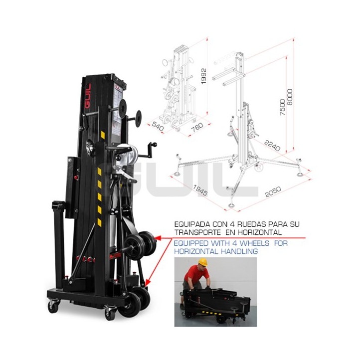 Guil - ULK 800/N - Winch Stand | Z-Bombilla