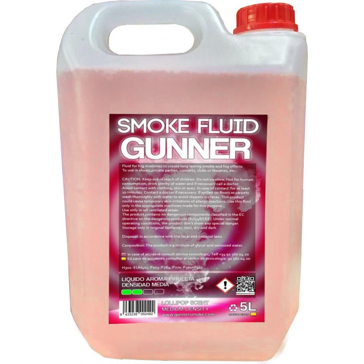 Gunner Smoke - Piruleta 5L Densidad Media - Fumaça Líquida | Z-Bombilla