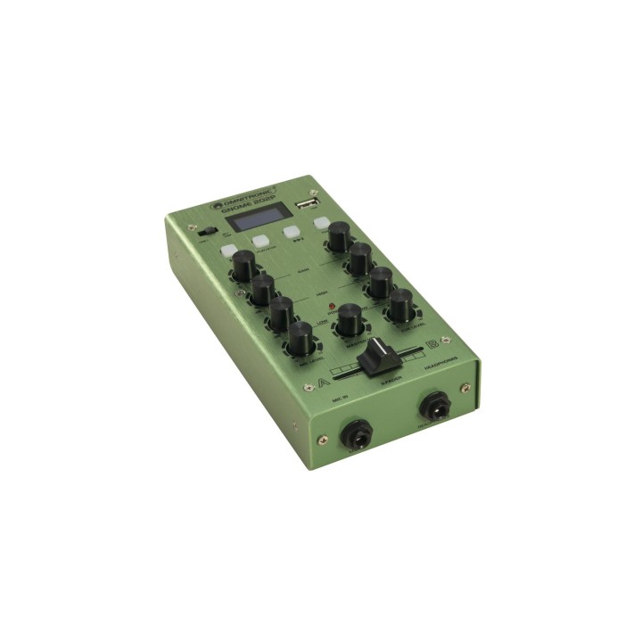 Omnitronic - GNOME-202P Mini Mixer green - Mesa de Mistura | Z-Bombilla