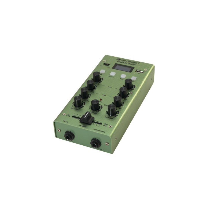 Omnitronic - GNOME-202P Mini Mixer green - Mesa de Mistura | Z-Bombilla