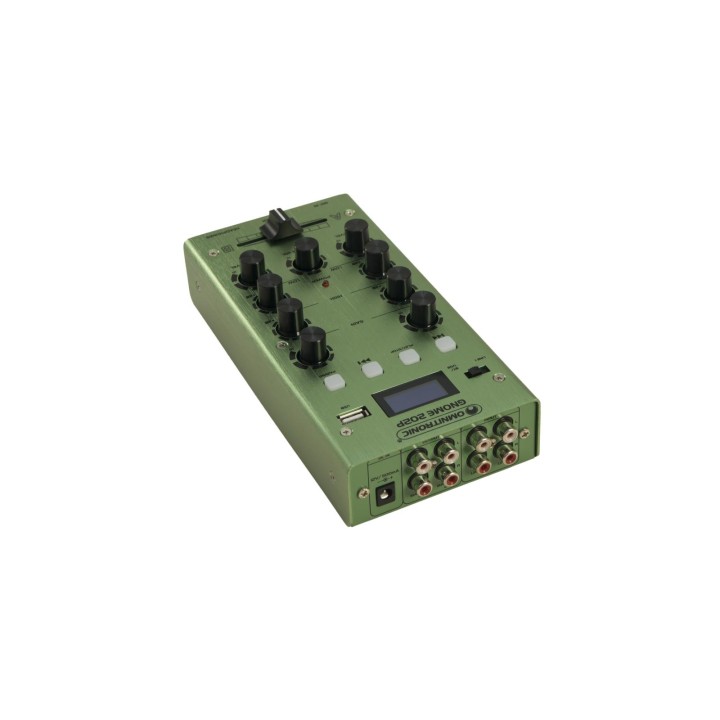 Omnitronic - GNOME-202P Mini Mixer green - Mesa de Mistura | Z-Bombilla