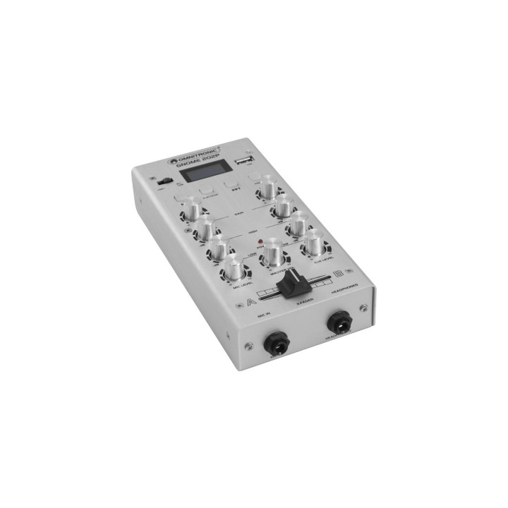 Omnitronic - GNOME-202P Mini Mixer silver - Mesa de Mistura | Z-Bombilla