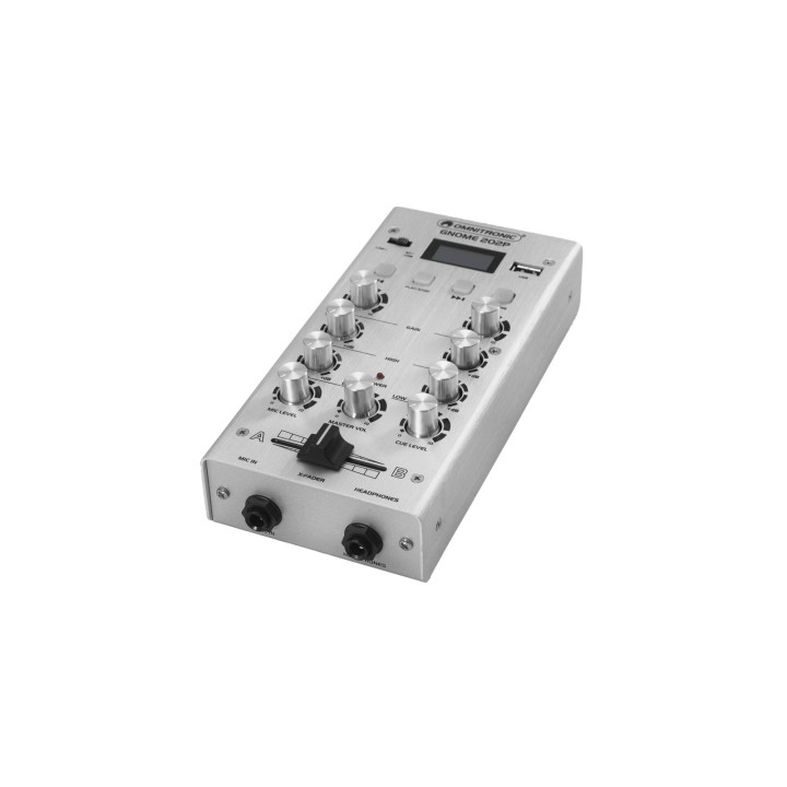 Omnitronic - GNOME-202P Mini Mixer silver - Mesa de Mistura | Z-Bombilla