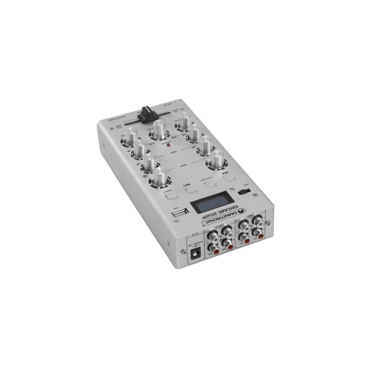 Omnitronic - GNOME-202P Mini Mixer silver - Mesa de Mistura | Z-Bombilla