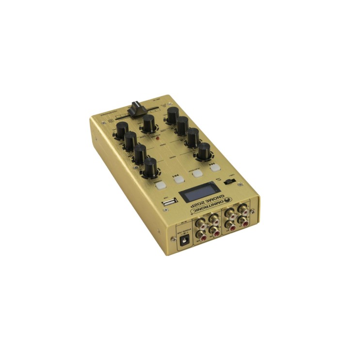 Omnitronic - GNOME-202P Mini Mixer gold - Mesa de Mistura | Z-Bombilla