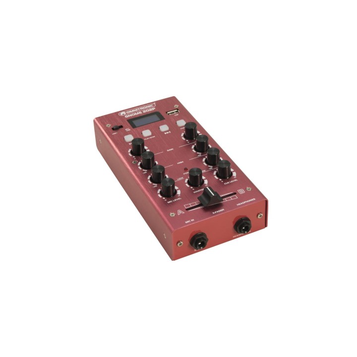 Omnitronic - GNOME-202P Mini Mixer red - Mesa de Mistura | Z-Bombilla