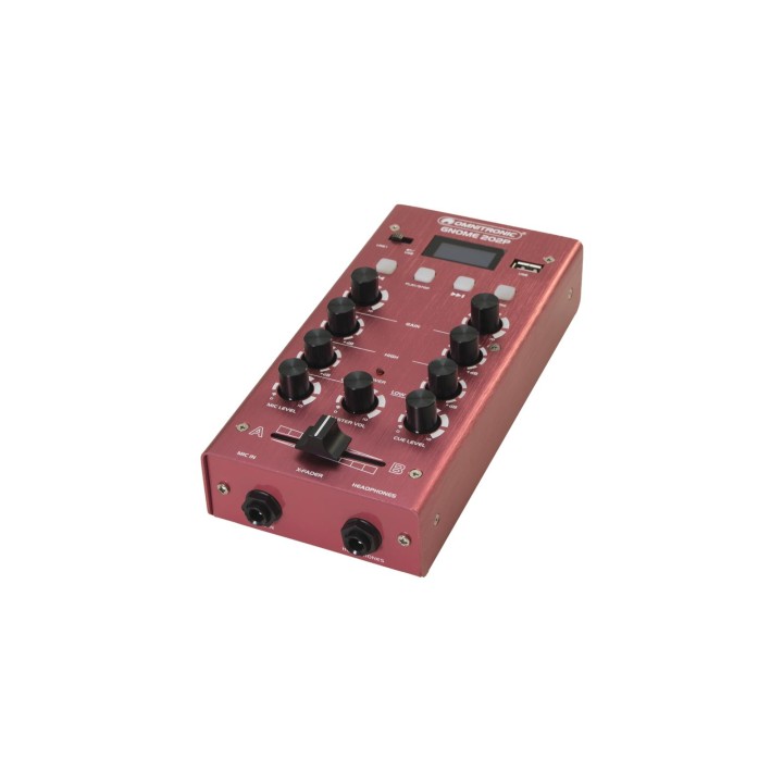 Omnitronic - GNOME-202P Mini Mixer red - Mesa de Mistura | Z-Bombilla