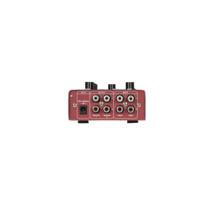 Omnitronic - GNOME-202P Mini Mixer red - Mesa de Mistura | Z-Bombilla