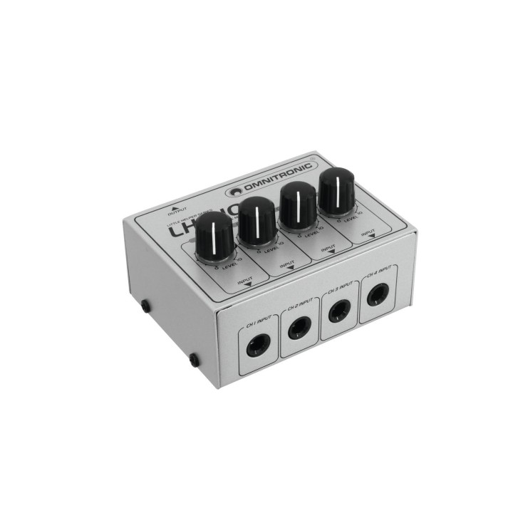 Omnitronic - LH-010 4-Channel Mixer passive - Tabela Microfones | Z-Bombilla