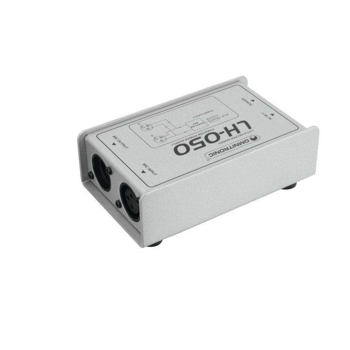 Omnitronic - LH-050 Phantom Power Adapter - Alimentador Phantom | Z-Bombilla