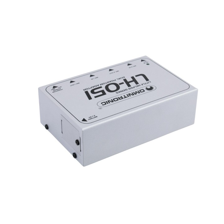 Omnitronic - LH-051 Dual Phantom Power Adapter - Alimentador Phantom | Z-Bombilla