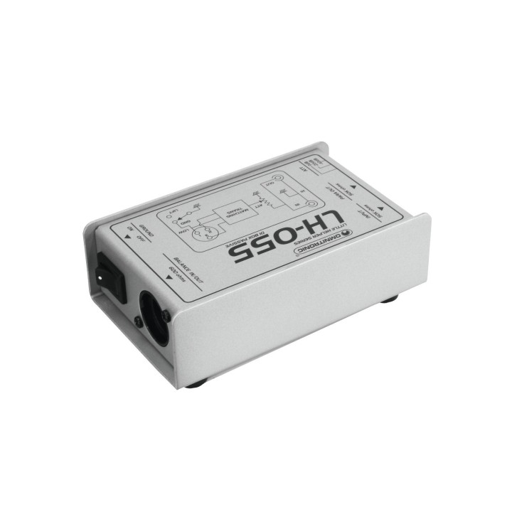 Omnitronic - LH-055 PRO DI Box Passive - Inject Box | Z-Bombilla