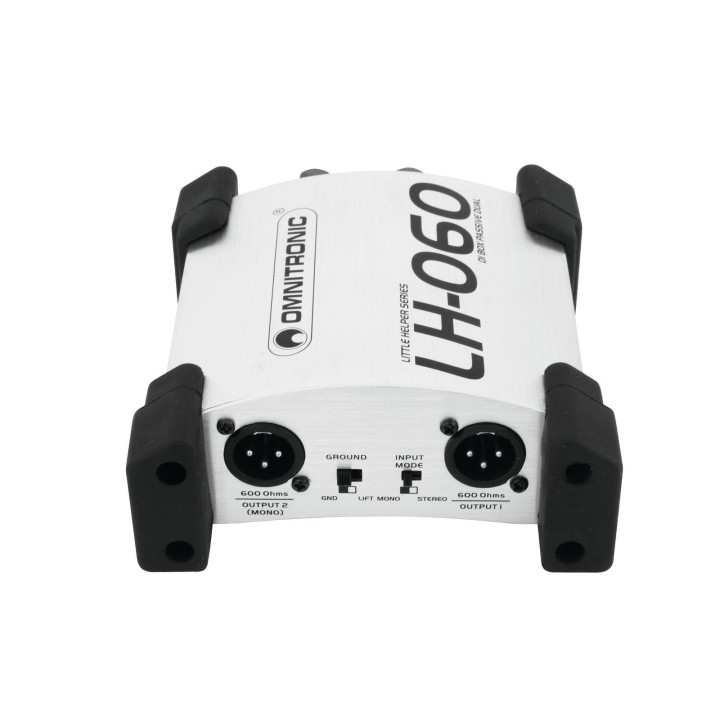 Omnitronic - LH-060 PRO Passive Dual DI Box - Inject Box | Z-Bombilla