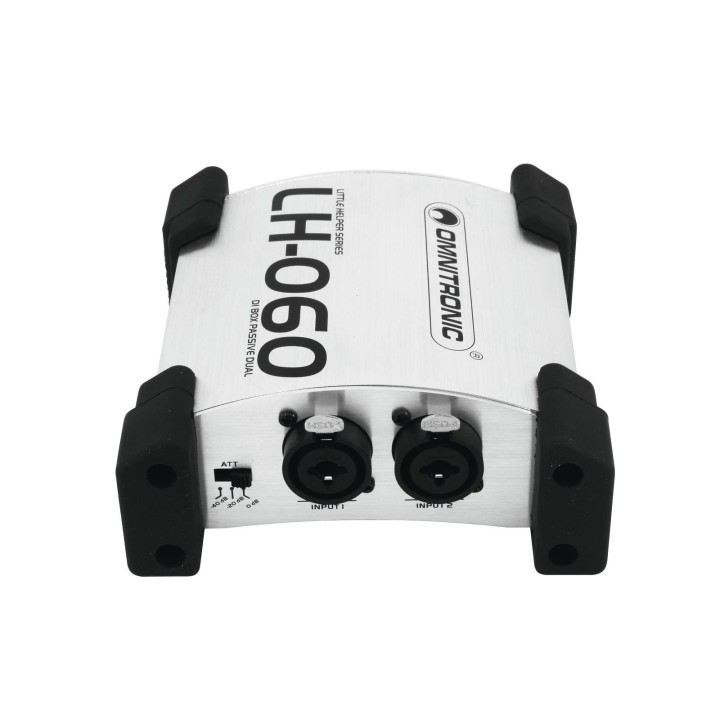 Omnitronic - LH-060 PRO Passive Dual DI Box - Inject Box | Z-Bombilla