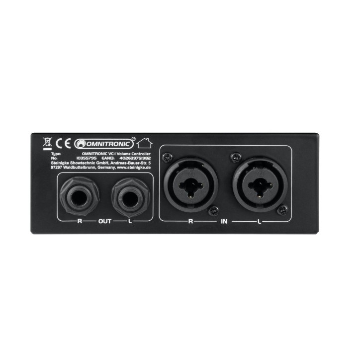 Omnitronic - VC-1 Volume Controller passive - Tabella Microfoni | Z-Bombilla