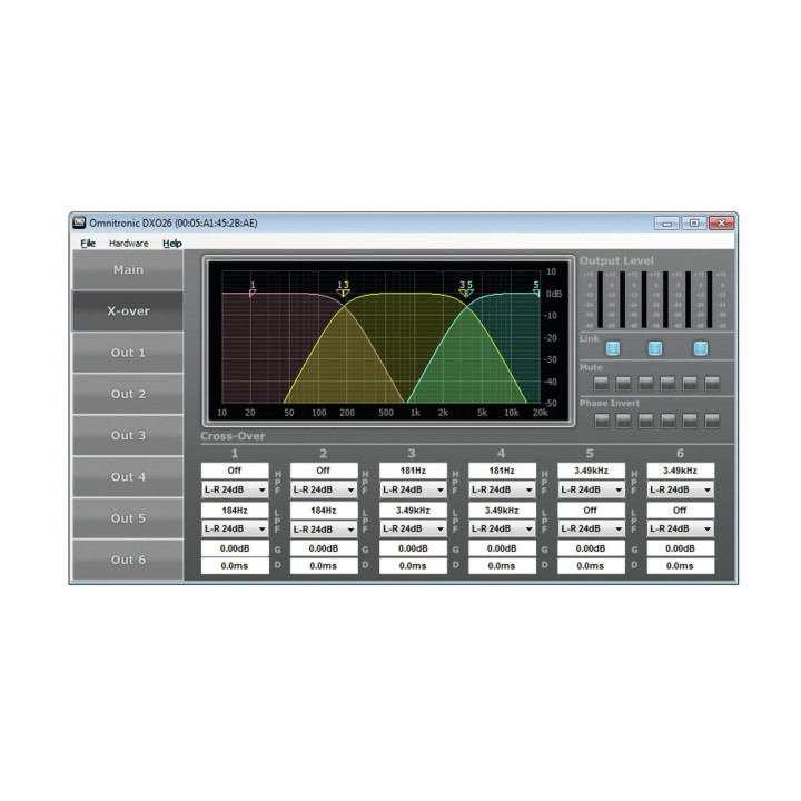 Omnitronic - DXO-26E Digital Controller - Crossover | Z-Bombilla