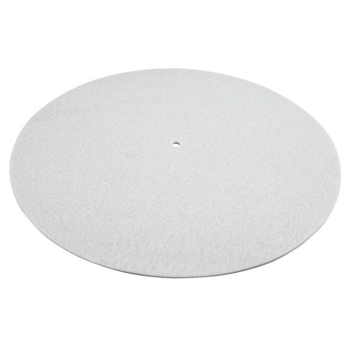 Omnitronic - Slipmat, anti-static, neutral white - Acessório para Turntable | Z-Bombilla