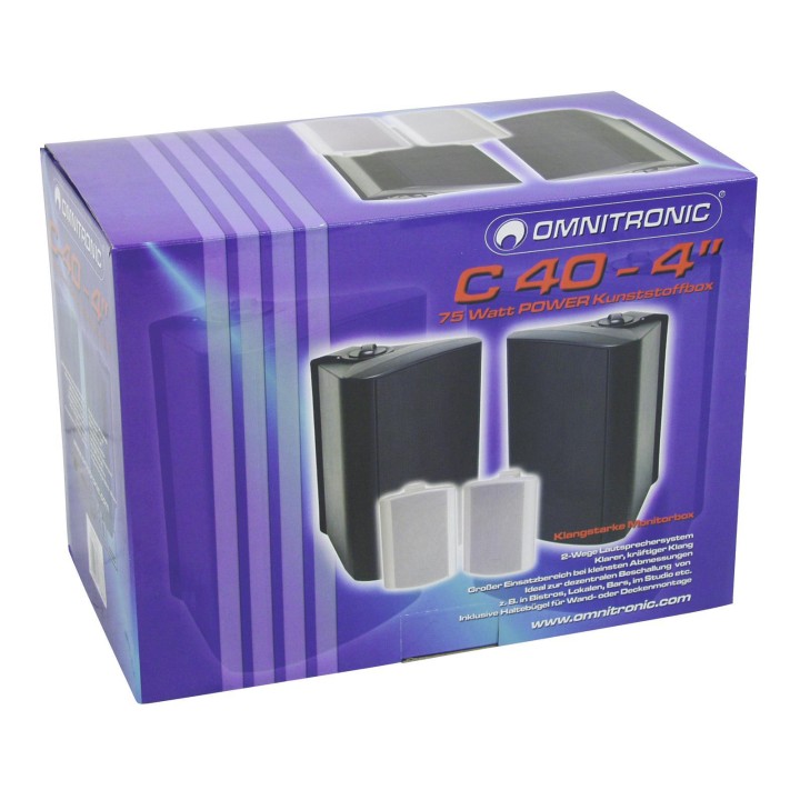 Omnitronic - C-40 black 2x - passius | Z-Bombilla