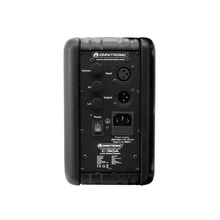 Omnitronic - C-50A active black 2x - autoamplificado | Z-Bombilla