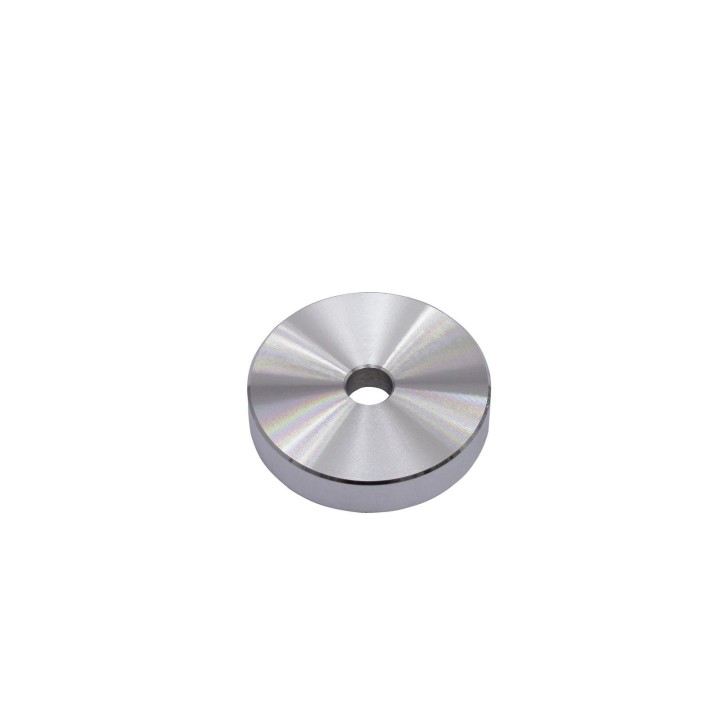 Omnitronic - Puck Single Center Piece Aluminum silver - Accessori per Giradischi | Z-Bombilla
