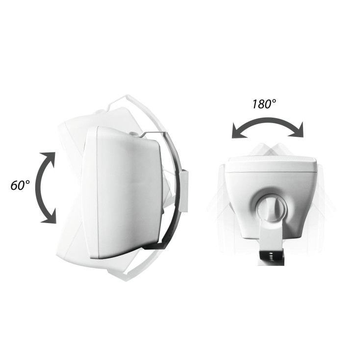 Omnitronic - OD-4 Wall Speaker 8Ohms white 2x - passius | Z-Bombilla