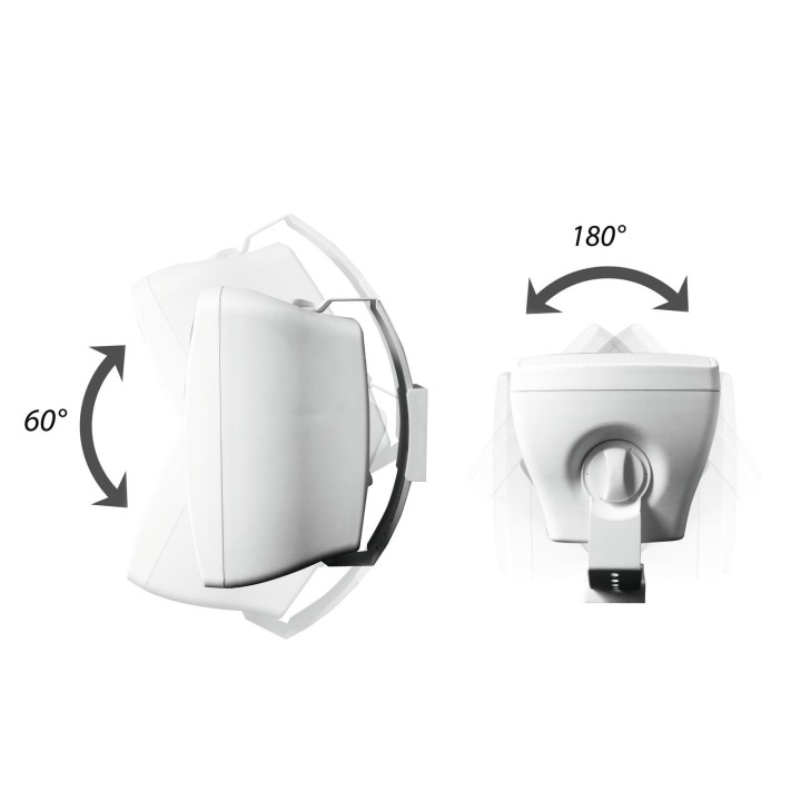 Omnitronic - OD-6 Wall Speaker 8Ohm white 2x - passius | Z-Bombilla